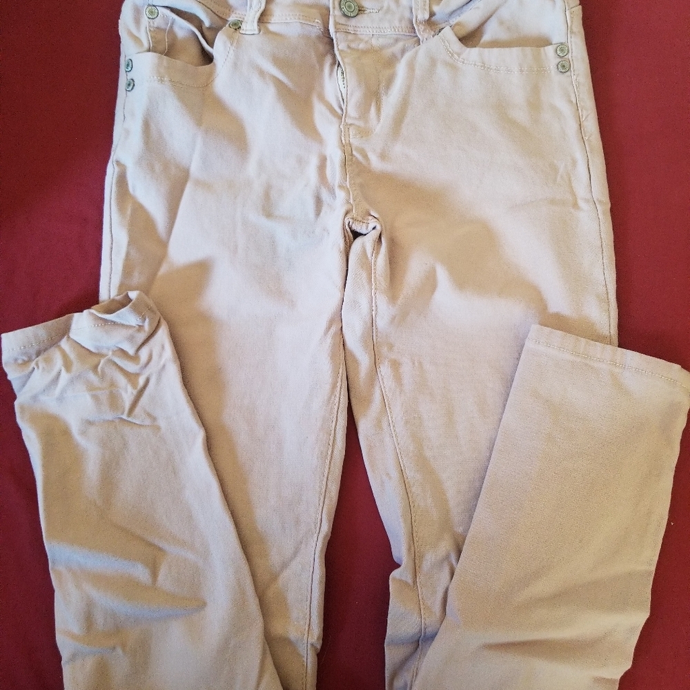 Pale pink jeggings